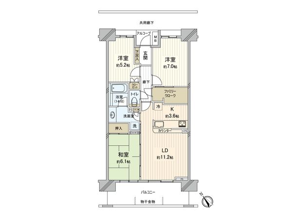 グランスイートハートアイランド 間取図(平面図) 間取図(平面図)