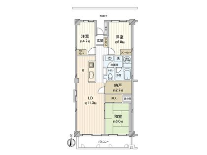 間取図(平面図)