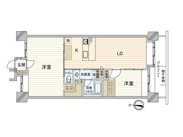 コスモ王子ガーデンズ グランプラザ 間取図(平面図) 間取図(平面図)