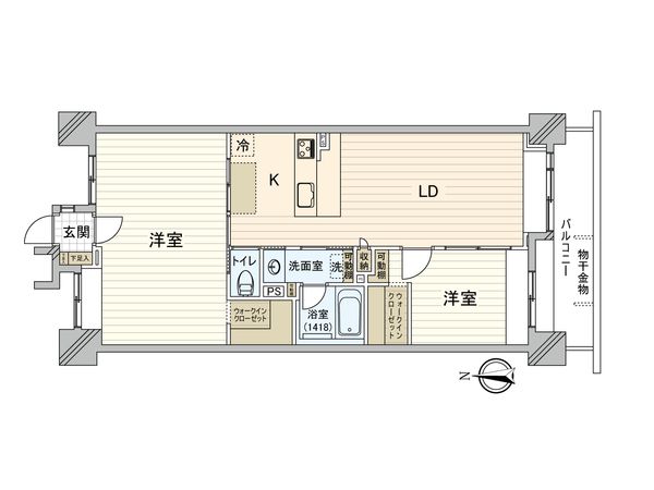コスモ王子ガーデンズ グランプラザ 間取図(平面図)