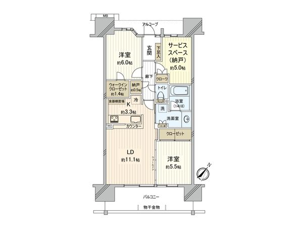 間取図(平面図)