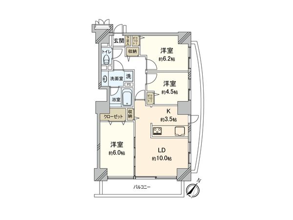 ライオンズタワー赤羽 間取図(平面図) ライオンズタワー赤羽 間取図(平面図)