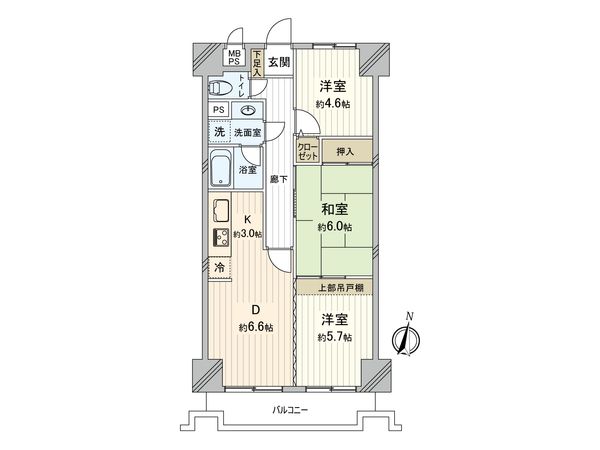 ライオンズガーデン川口 間取図(平面図) ライオンズガーデン川口 間取図(平面図)