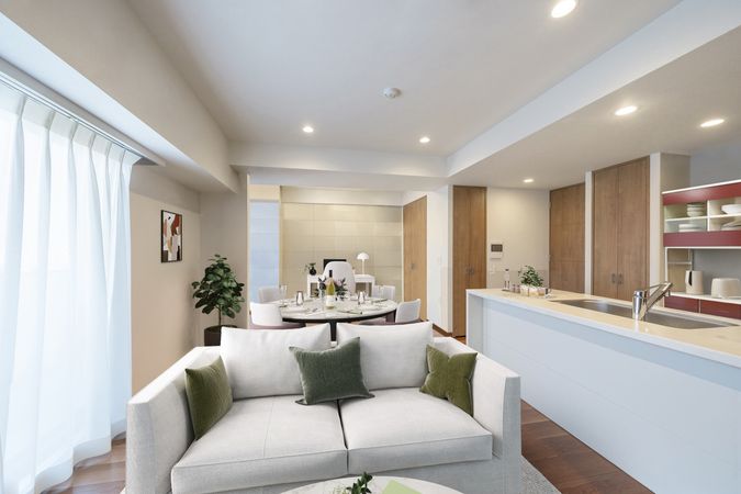 メインステージ十条Ⅱ リビング メインステージ十条Ⅱ リビング