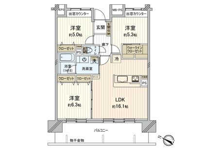 間取図(平面図)
