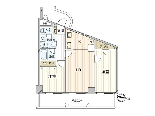 インペリアル王子 間取図(平面図)