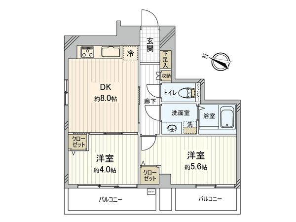 ワコー赤羽マンション 間取図(平面図) ワコー赤羽マンション 間取図(平面図)