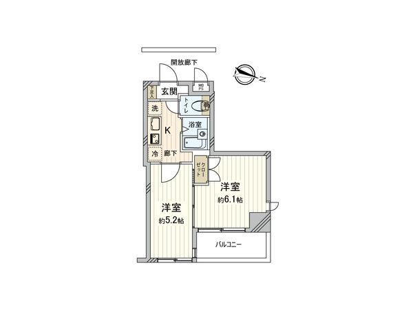 カテリーナ赤羽 間取図(平面図)