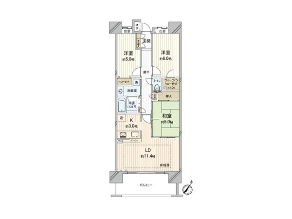 ザ・クレストリヴァシス 間取図(平面図) ザ・クレストリヴァシス 間取図(平面図)