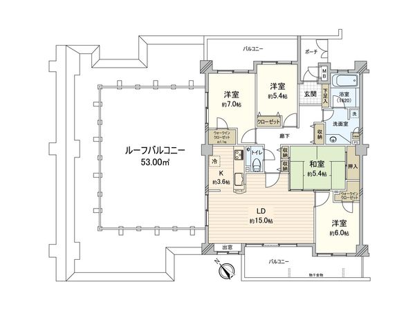 グランドステージ王子 間取図(平面図) グランドステージ王子 間取図(平面図)