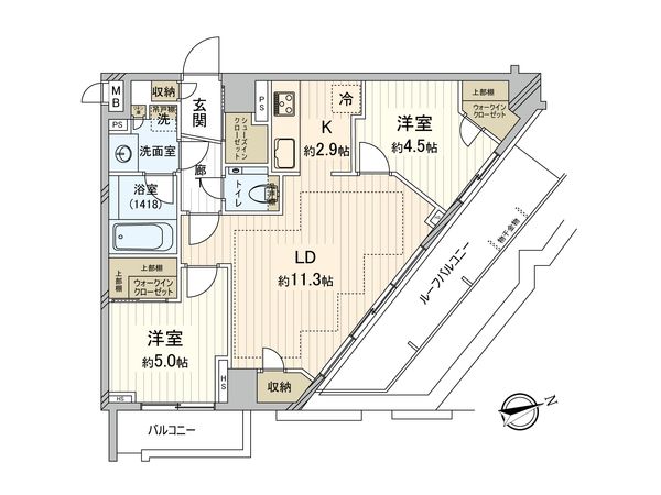 クレイシア・ヴァースクレイシアIDZ王子 間取図(平面図) クレイシア・ヴァースクレイシアIDZ王子 間取図(平面図)