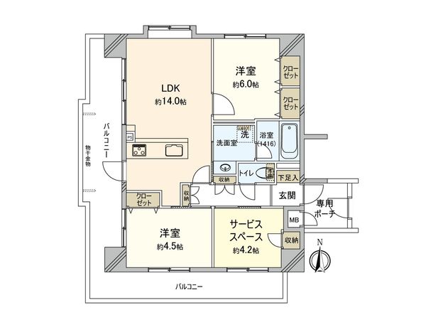 セレナハイム赤羽 間取図(平面図) セレナハイム赤羽 間取図(平面図)