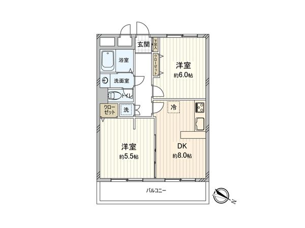 パールマンション東十条 間取図(平面図) パールマンション東十条 間取図(平面図)
