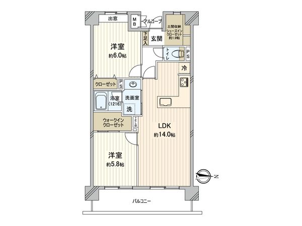 間取図(平面図)