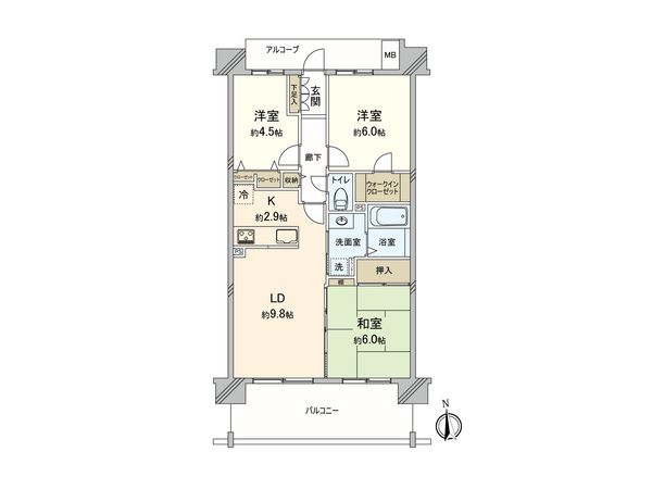 レーベンハイム浮間公園ラグパス 間取図(平面図) レーベンハイム浮間公園ラグパス 間取図(平面図)