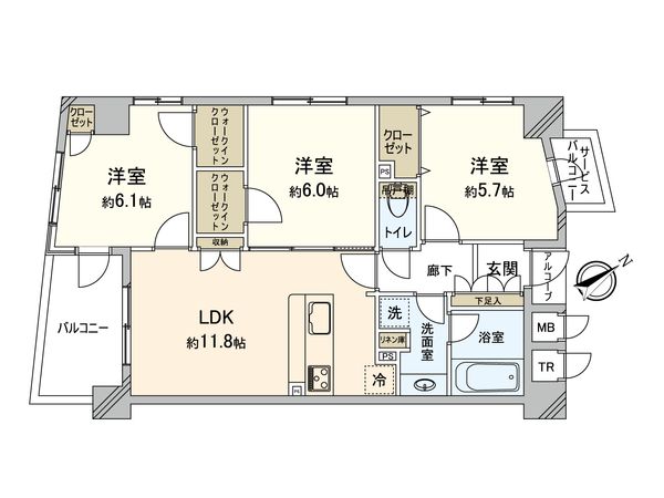 間取図(平面図)