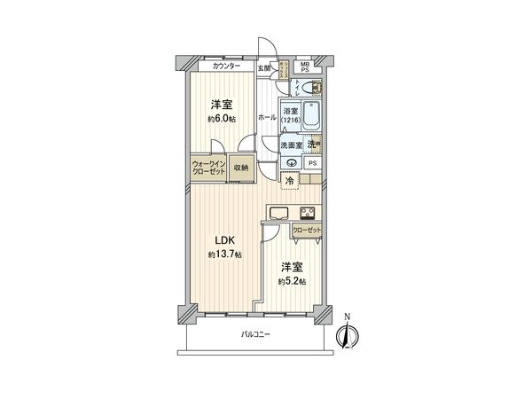 ライオンズマンション浮間公園第2 間取図(平面図) ライオンズマンション浮間公園第2 間取図(平面図)