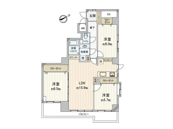 ジェム赤羽アドバンスドシティ 間取図(平面図) ジェム赤羽アドバンスドシティ 間取図(平面図)