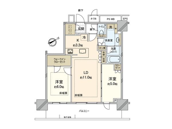 ザ・タワー十条 間取図(平面図) ザ・タワー十条 間取図(平面図)