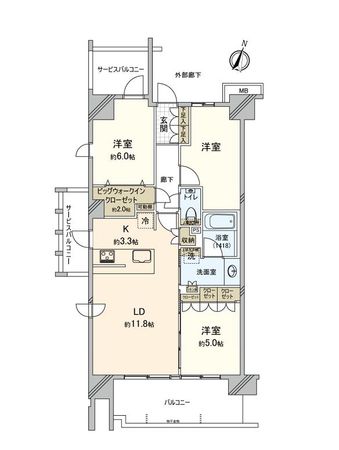 間取図(平面図)