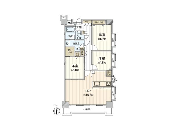 間取図(平面図)
