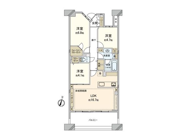 間取図(平面図)