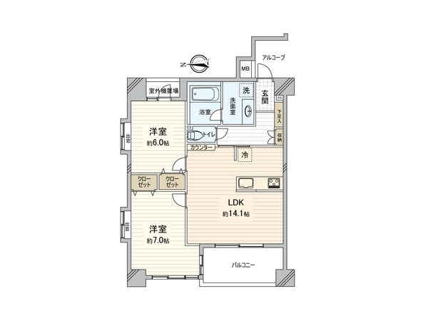 間取図(平面図)