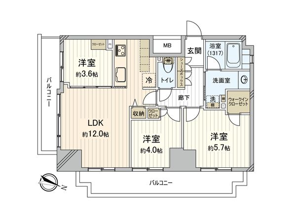 間取図(平面図)