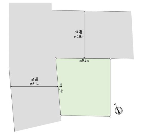 文京区湯島2丁目 土地 区画図 区画図