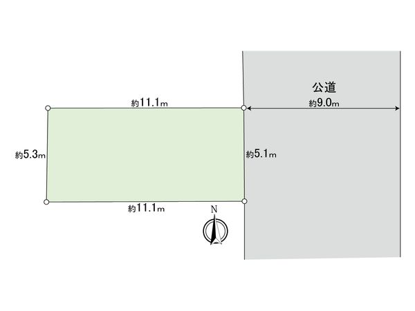 西尾久7丁目 土地 区画図 区画図