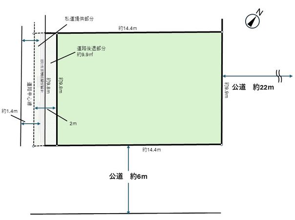 台東区千束4丁目 土地 区画図 台東区千束4丁目 土地 区画図