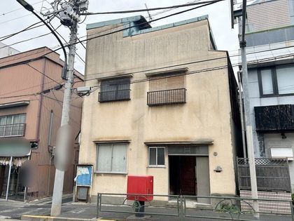 台東区谷中3丁目 土地 前面道路含む外観