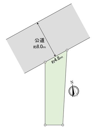 台東区東浅草2丁目土地 区画図 台東区東浅草2丁目土地 区画図