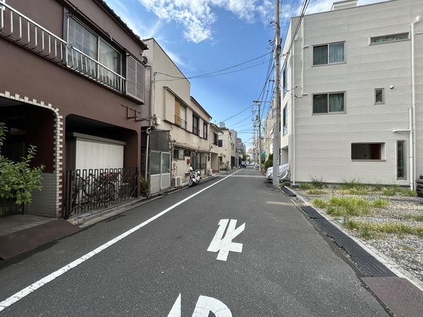 台東区今戸2丁目 土地 前面道路含む外観 台東区今戸2丁目 土地 前面道路含む外観