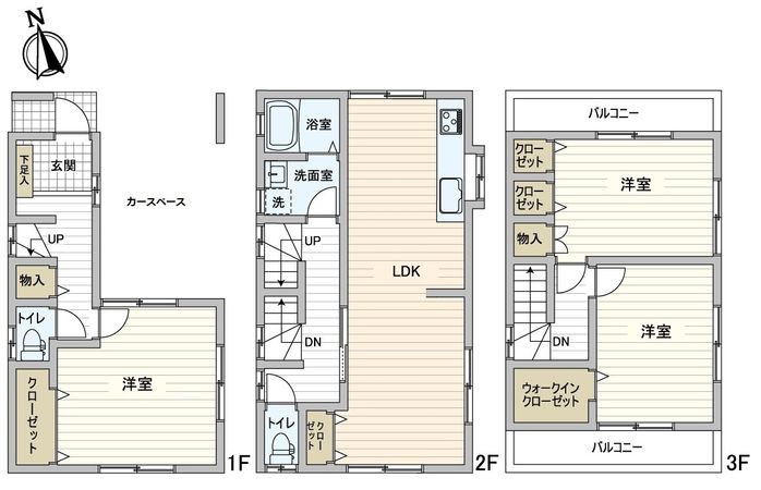 台東区東上野5丁目 戸建 間取図(平面図) 間取図(平面図)