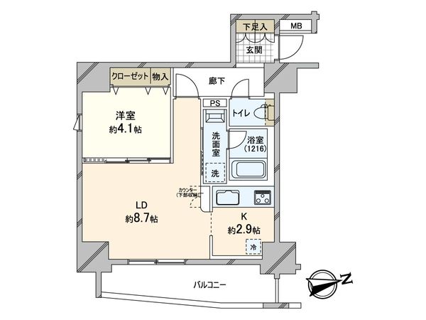 ソルフィエスタ新御徒町 間取図(平面図)