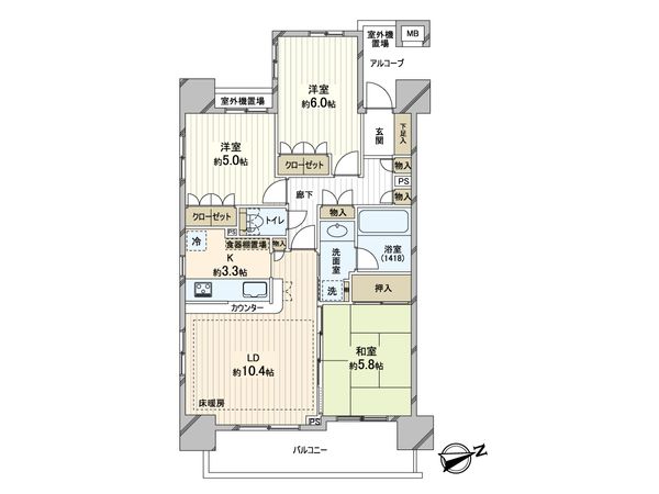 ネオマイム新御徒町 間取図(平面図) ネオマイム新御徒町 間取図(平面図)