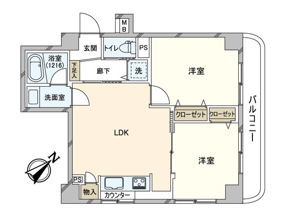 ハイメゾン千石 間取図(平面図)