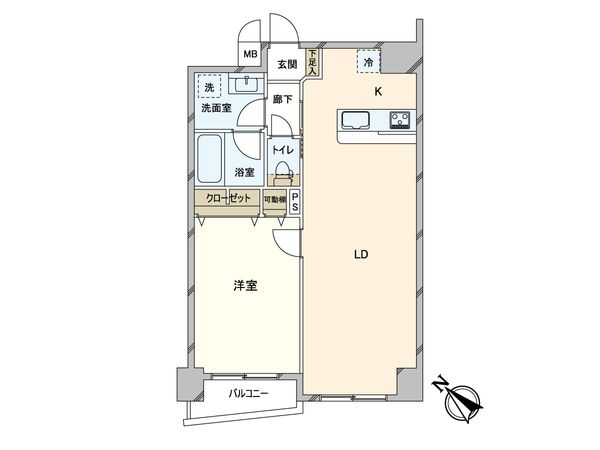 上野アムフラット 間取図(平面図)