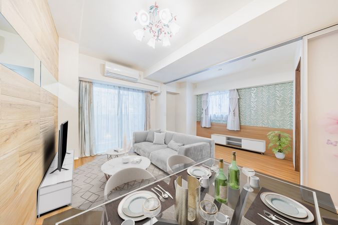 シティインデックス千代田秋葉原 リビング