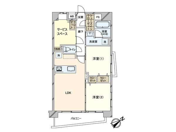 エバーグリーンパレス浅草 間取図(平面図) エバーグリーンパレス浅草 間取図(平面図)
