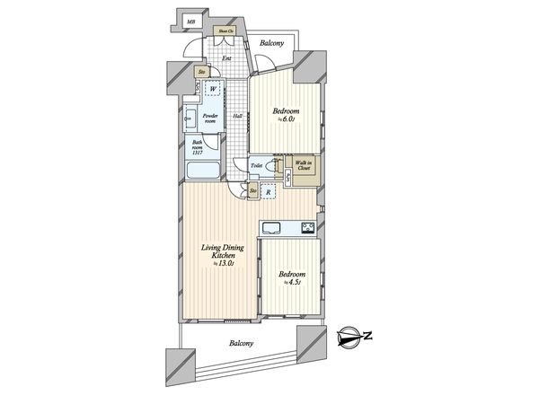 パークホームズ上野 間取図(平面図) パークホームズ上野 間取図(平面図)