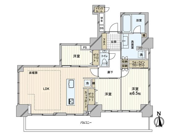 Brillia Tower上野池之端 間取図(平面図) Brillia Tower上野池之端 間取図(平面図)
