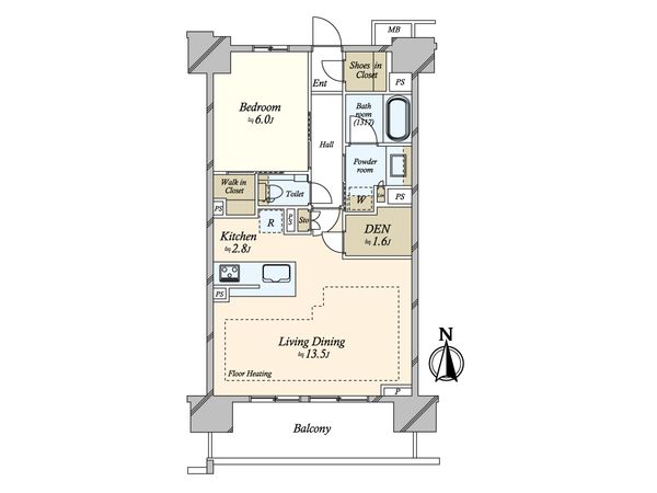 ブランズ元浅草 間取図(平面図)