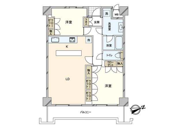 クレッセンコート浅草 間取図(平面図)