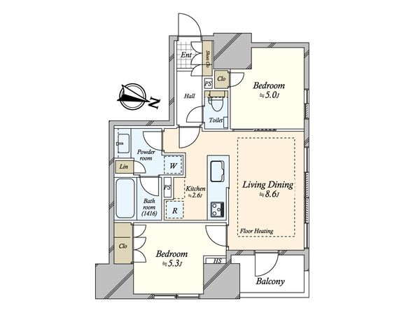 オープンレジデンシア文京本郷台 間取図(平面図) オープンレジデンシア文京本郷台 間取図(平面図)