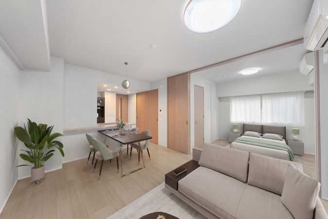 ザ・パークハウス上野プレイス リビング