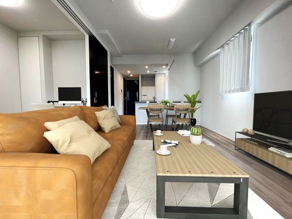 シティハウス千代田外神田 リビング