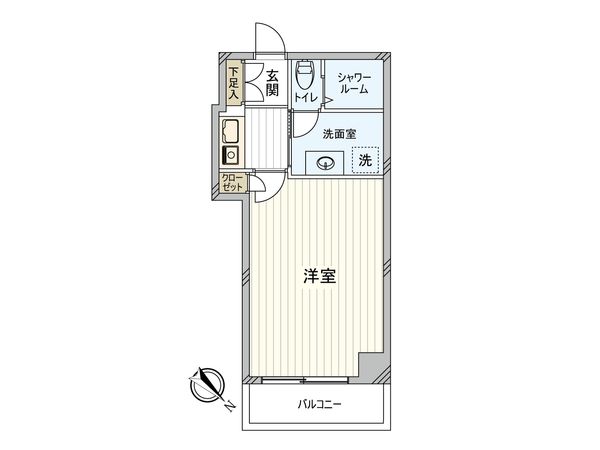 イトーピア根津 間取図(平面図)