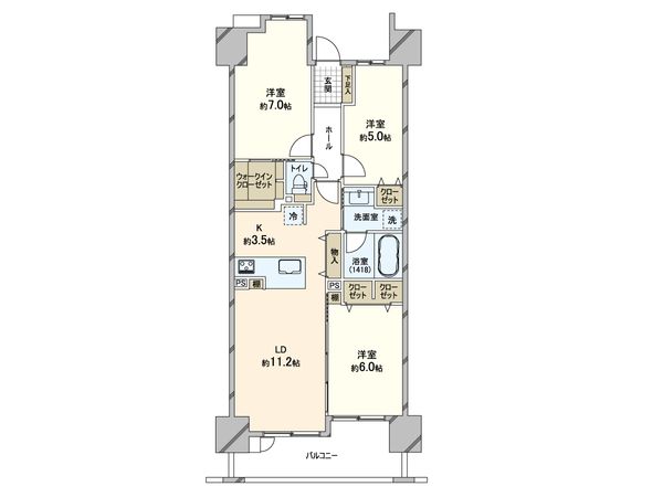 東京ビューマークス 間取図(平面図)